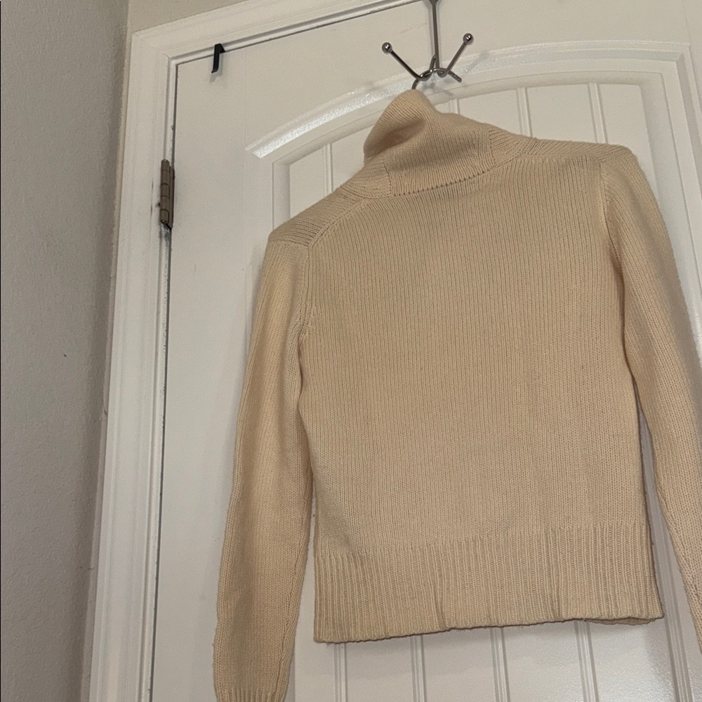 Ralph Lauren Beige Cowl Neck cashmere women’s Sweater - Picture 11 of 16